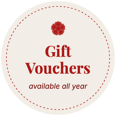 Gift vouchers available all year