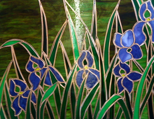 Stained glass work from the studio gallery