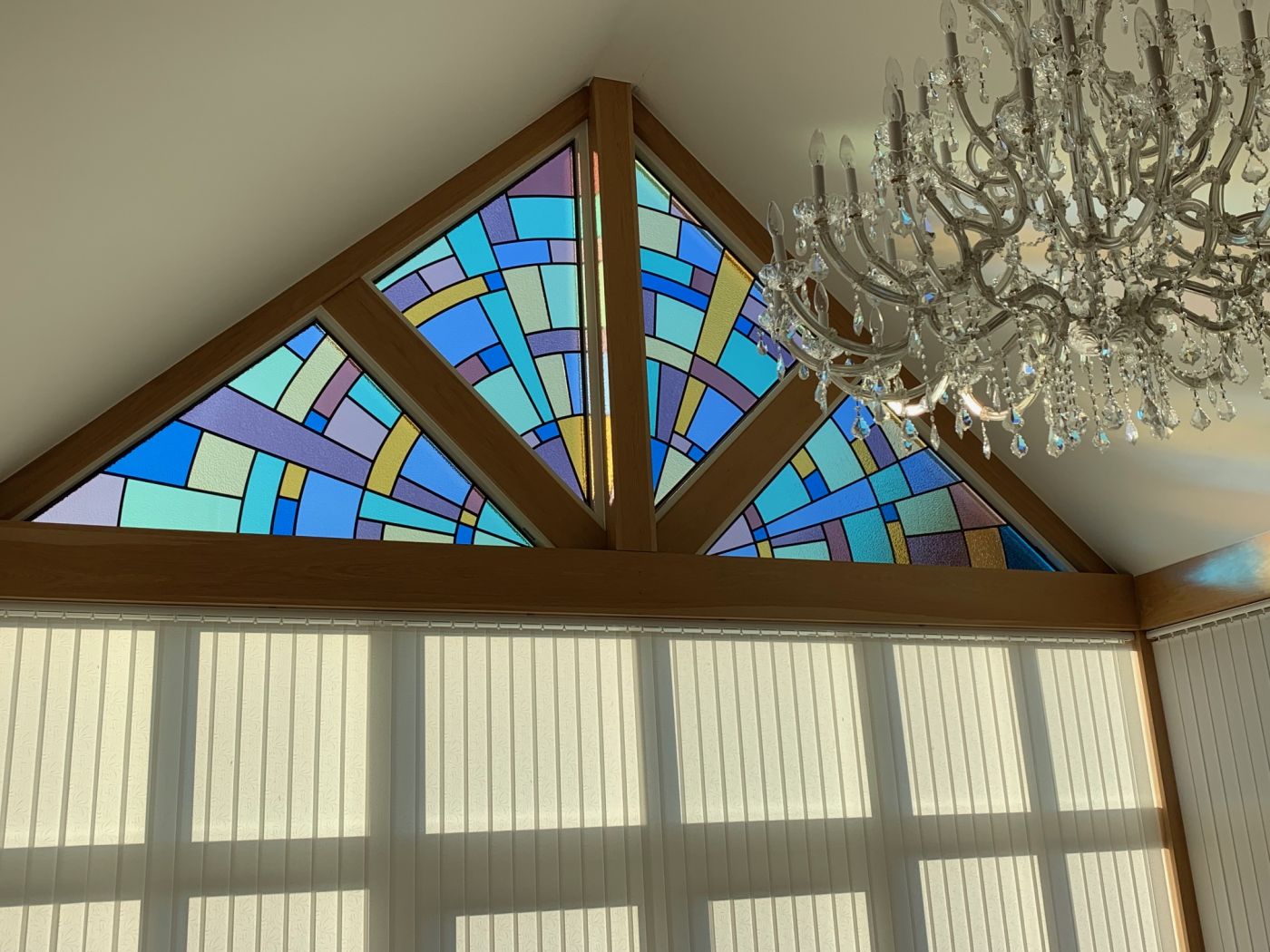 Stained glass work from the studio gallery