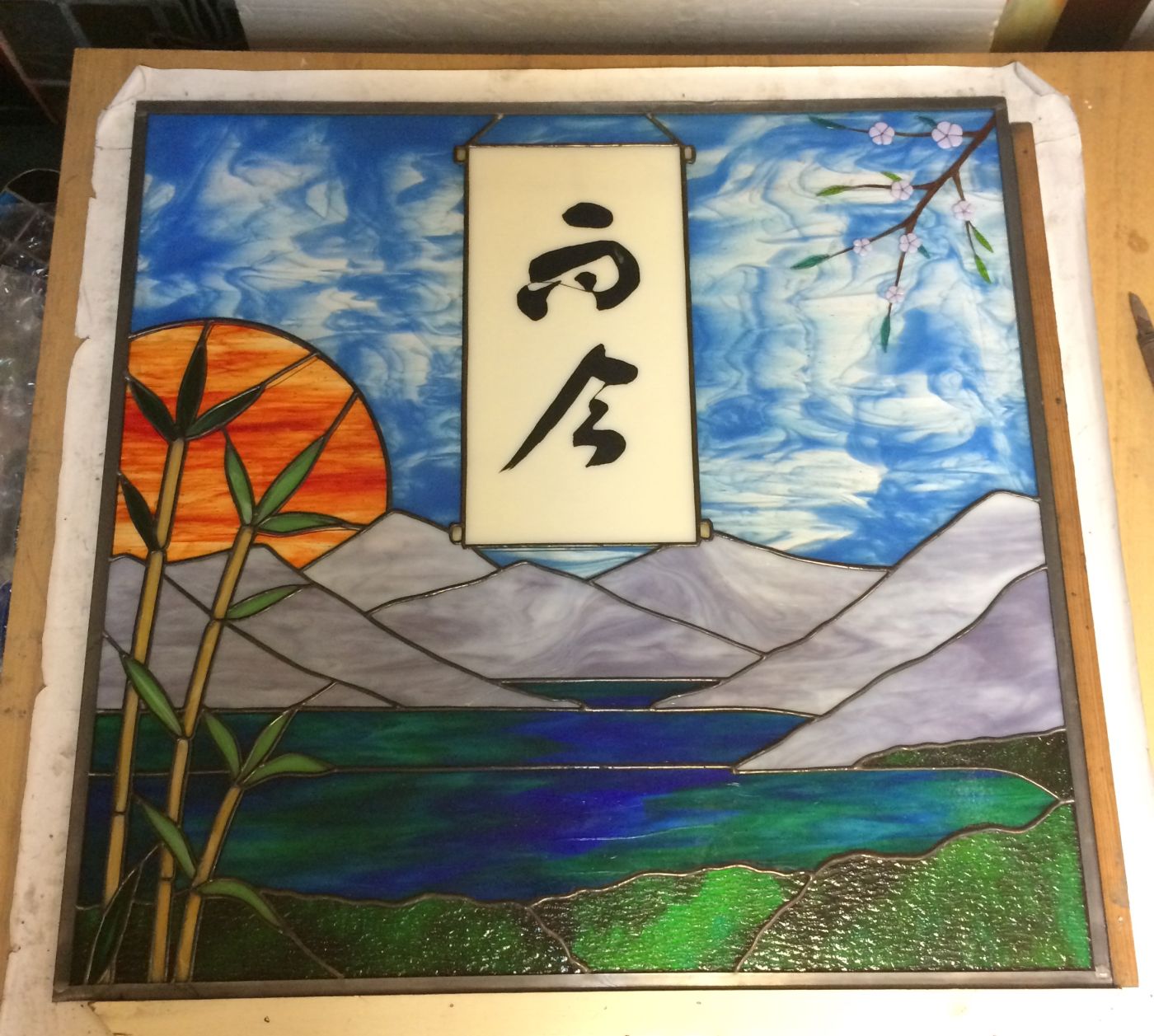 Stained glass work from the studio gallery