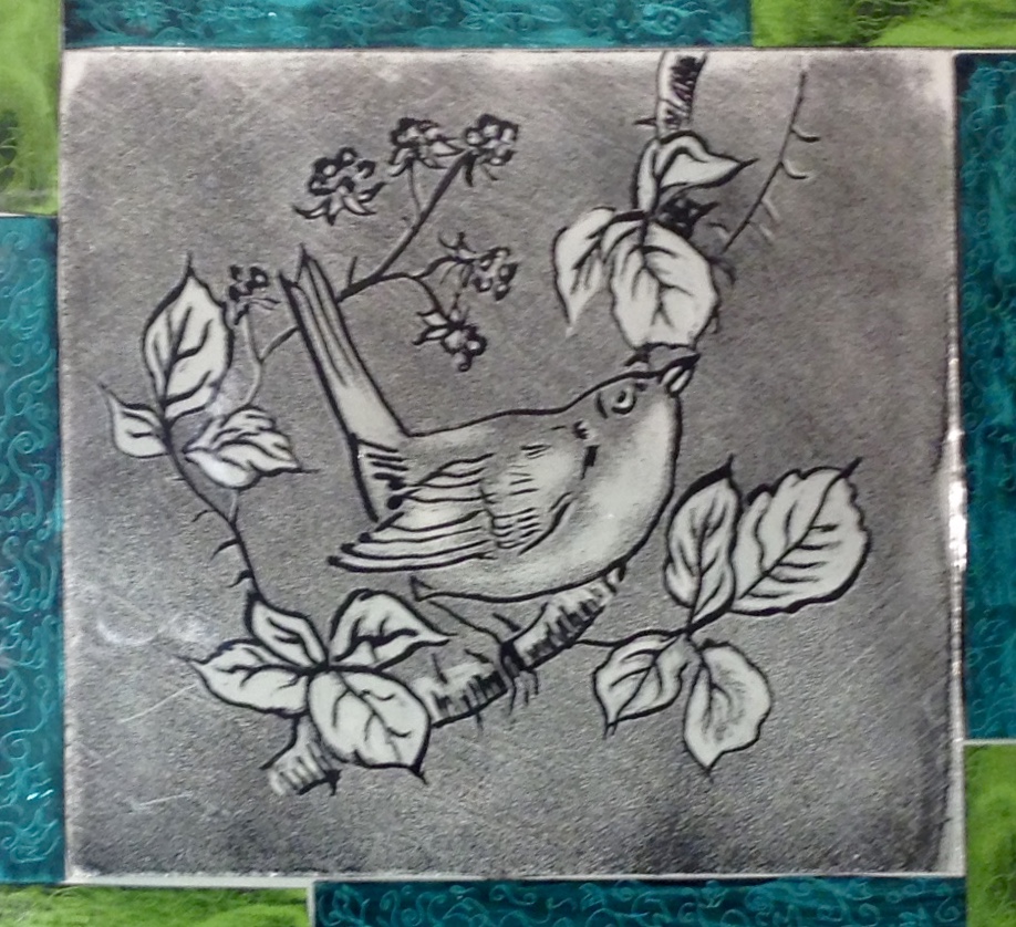 Beginner glass painting from the traditional painting course